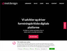 Tablet Screenshot of inetdesign.dk